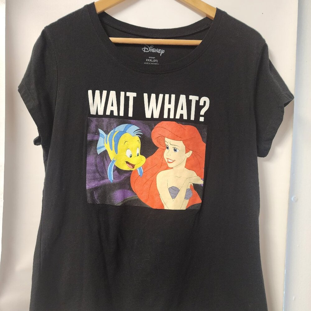 Little Mermaid Tee Shirt (Disney Juniors XXXL, 21) featuring Ariel and Flounder